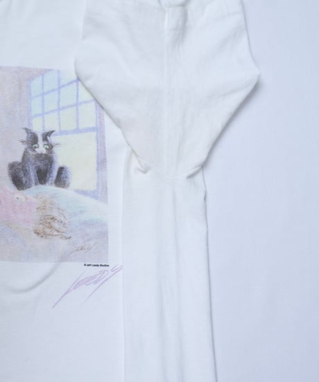 90s Jeff Leedy "Demand Cat" Art T-Shirt
