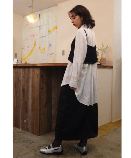 Black Nylon Skirt
