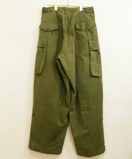 50s オランダ軍 ダブルフェイス カーゴパンツ / size W32 L31 程度