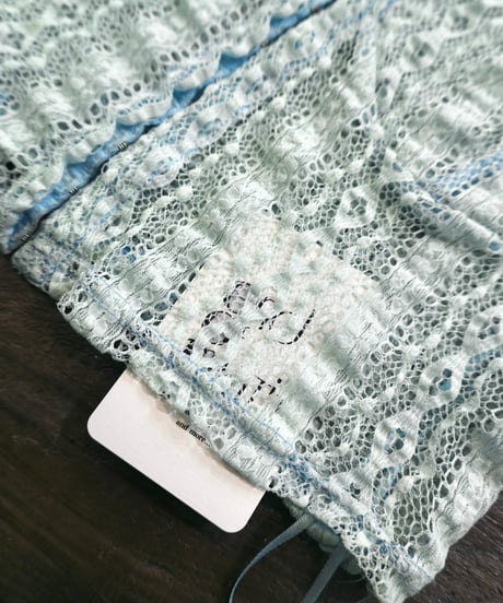 Pale Blue Lace Bustier