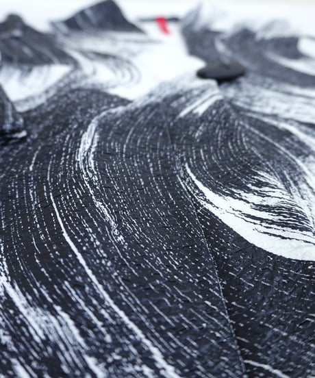 "Dead Stock" Brushwork Asymmetrical Jacket "Made in USA"