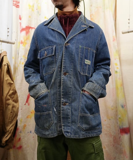 40s WWⅡ 『HERCULES』 Denim coverall / size 38-40程度