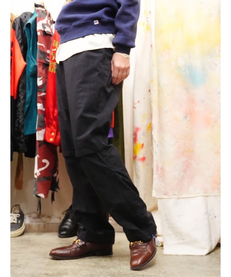 Side-open Modified Nylon Pants