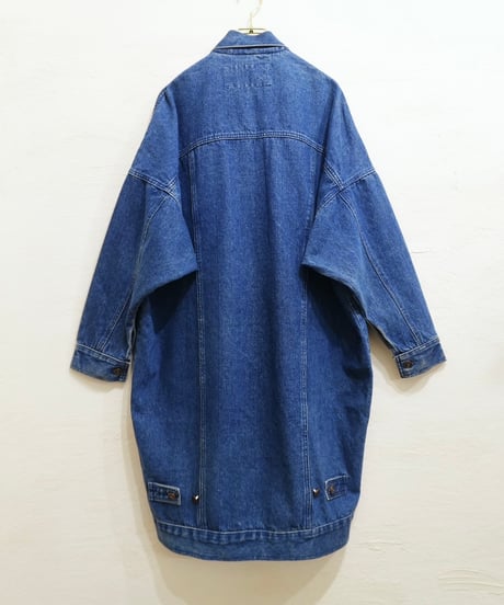90s Denim Cocoon Coat