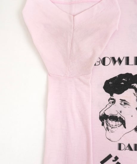 80s "Bowley & Wilson" Dallas Texas Comedy Duo Pink T-Shirt