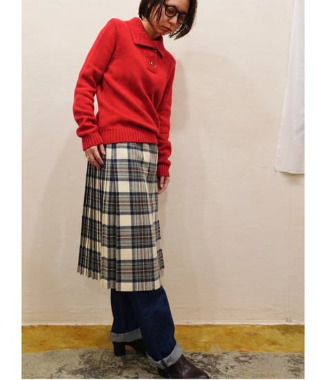 『LRL LAUREN JEANS CO. Ralph Lauren』Metal Closure Cotton Knit