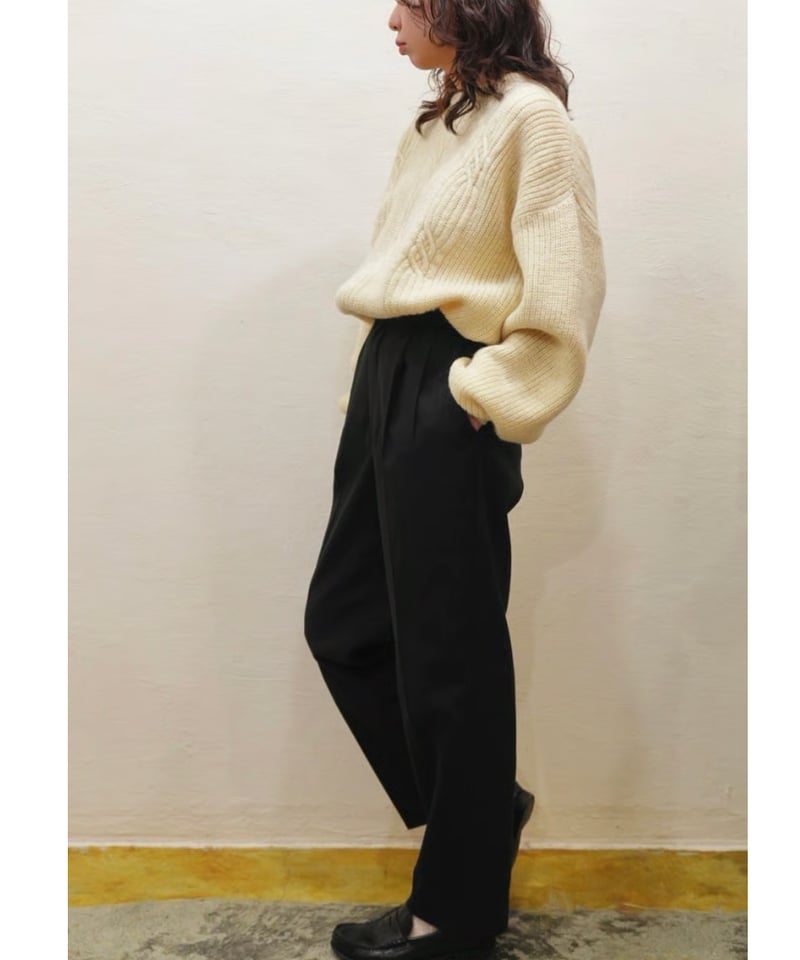 80-90s Christian Dior ２タックスラックスパンツ/VW213 80s-90s『Christian Dior JEUNE HOMME』Two-pleat Ta