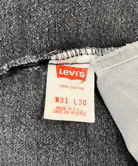 90s 『Levi's 550』 Chemical wash Black Jeans / size W31 L30