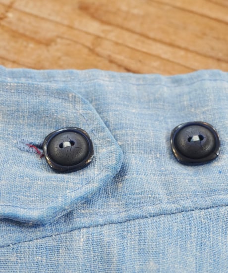 Buttoned Wrap Skirt