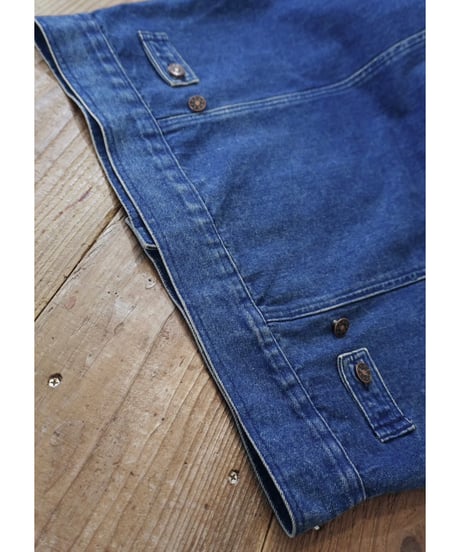 90s Denim Cocoon Coat