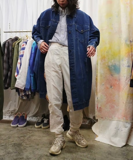 90s Denim Cocoon Coat