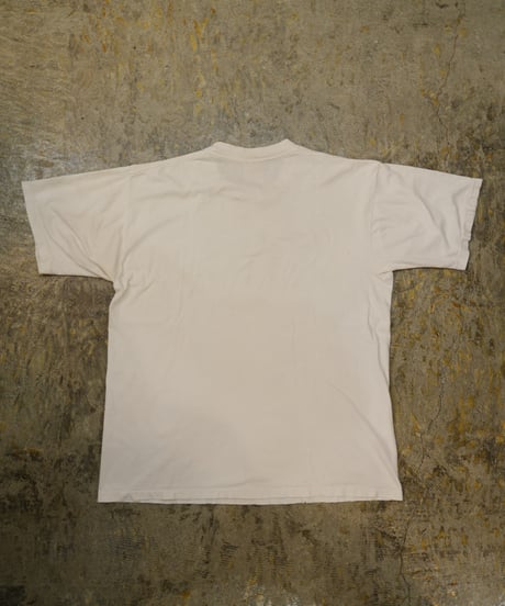 90s FASHION VICTIM風〝Scull Forty Eight Way〟アートプリントTシャツ / size XL