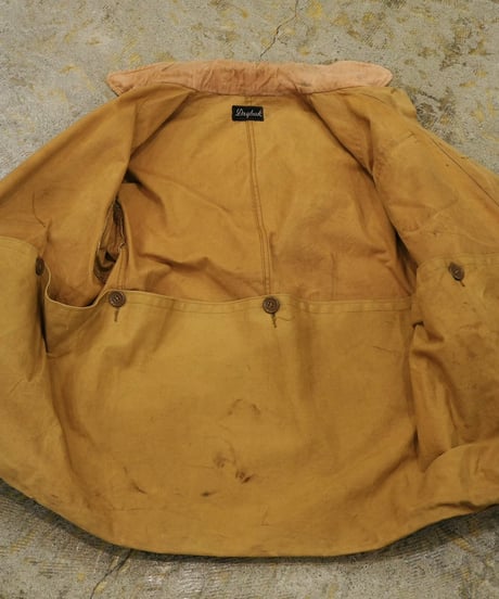 40-50s 『Dry bak』 ダック地 ハンティングジャケット / size 40 程度