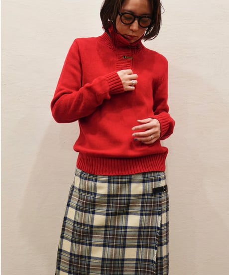 『LRL LAUREN JEANS CO. Ralph Lauren』Metal Closure Cotton Knit