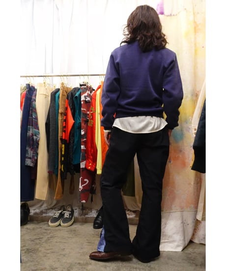 Side-open Modified Nylon Pants