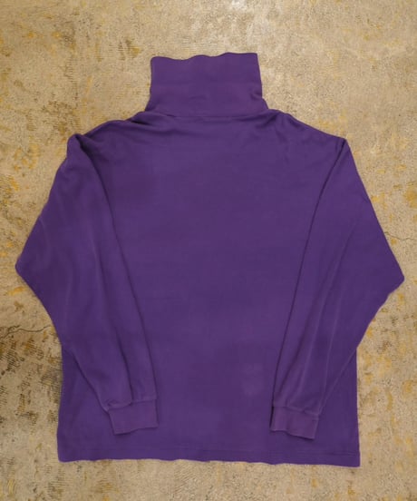 90s 『GAP』 紫 タートルネック ロングスリーブTシャツ / size XL