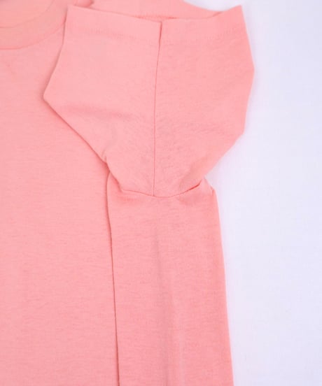 90s『JERZEES』Salmon Pink T-shirt / size L
