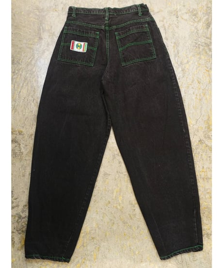 90s 『Cross Colours』 Black denim pants