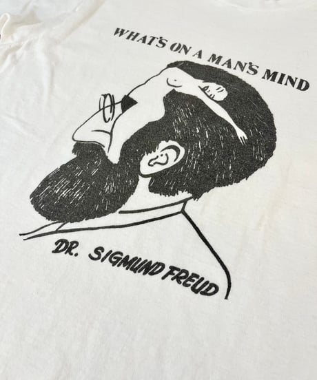 80s Hanes “WHAT’S ON A MAN’S MIND” 騙し絵Tシャツ / size M