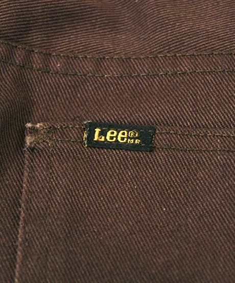 70-80s 『Lee』 茶色 ブーツカット コットンパンツ / size W30程度