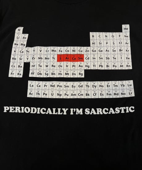 00s Element symbol printed T-shirt