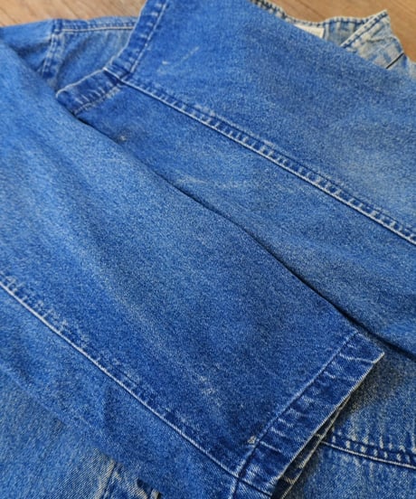 90s 『Hasting＆Smith』  Denim Chinese style coveralls