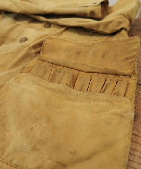 40-50s 『Dry bak』 ダック地 ハンティングジャケット / size 40 程度