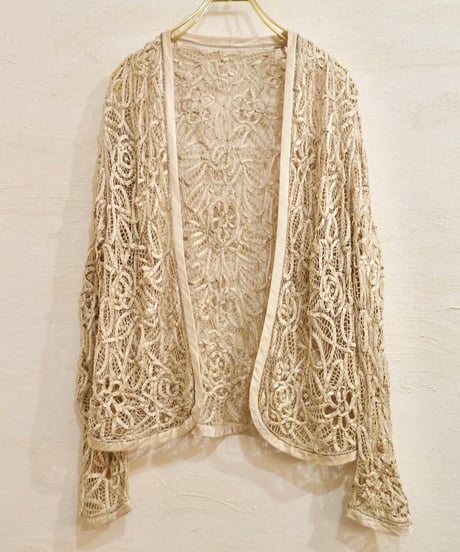 Beaded Lace Cardigan