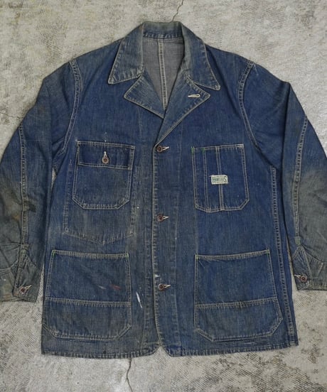 40s WWⅡ 『HERCULES』 Denim coverall / size 38-40程度
