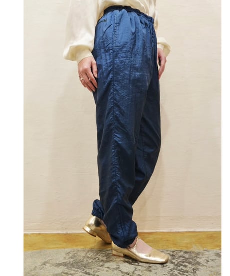 Zippered hem Nylon Pants
