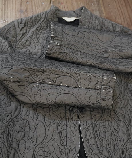 Gray Quilted Jacket