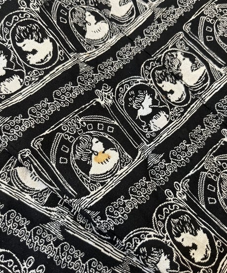 90s 『CHICO’S』　All-over pattern Silk jacket