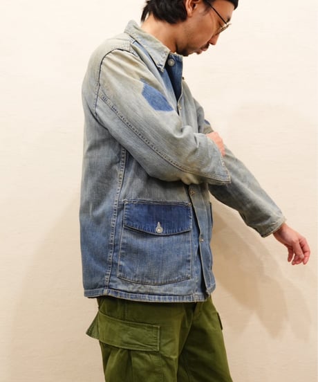 40s WWⅡ U.S.ARMY Denim Coveralls / size 38程度