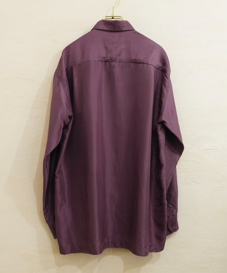 00s Lavender color Silk shirt