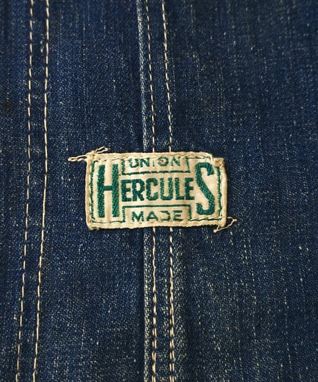 40s WWⅡ 『HERCULES』 Denim coverall / size 38-40程度