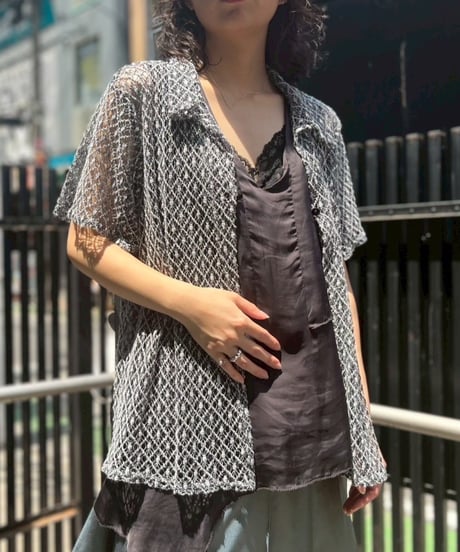 90s Sheer Knit Shirt