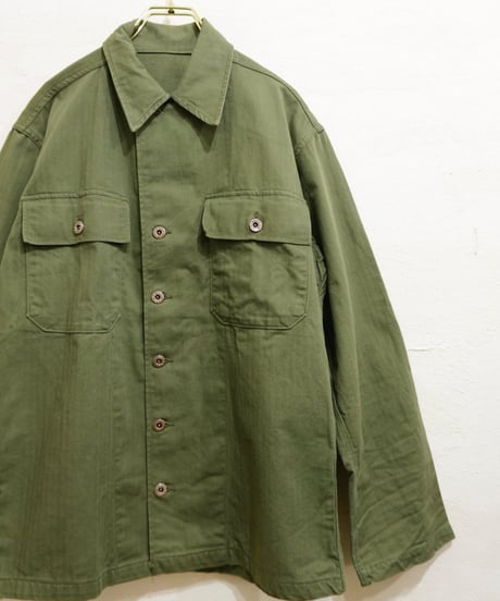 40s DeadStock U.S.ARMY M-47 HBT Utility Jacket / size SMALL