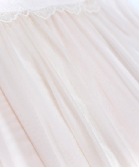 Lace-Trimmed Sheer Nightdress