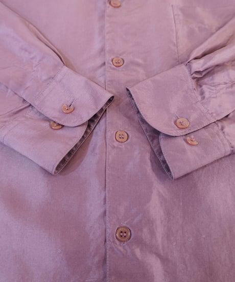 00s Lavender color Silk shirt