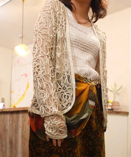 Beaded Lace Cardigan