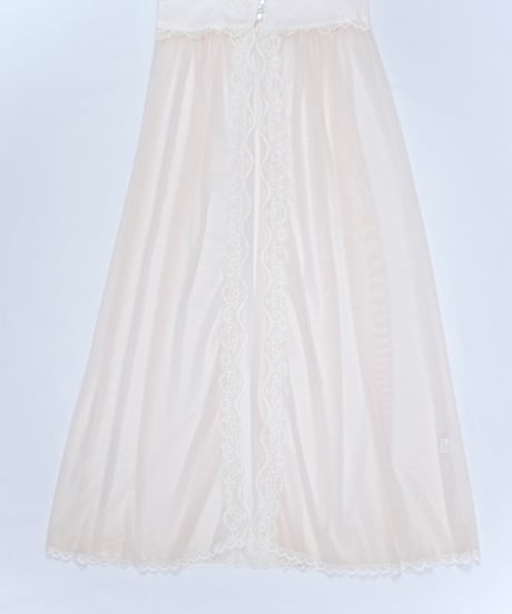Lace-Trimmed Sheer Nightdress