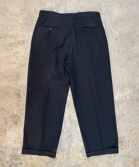 Glen Check Two-pleat Slacks