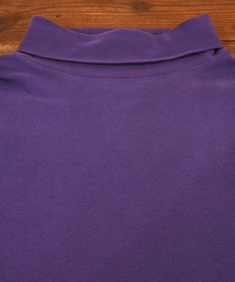 90s 『GAP』 紫 タートルネック ロングスリーブTシャツ / size XL