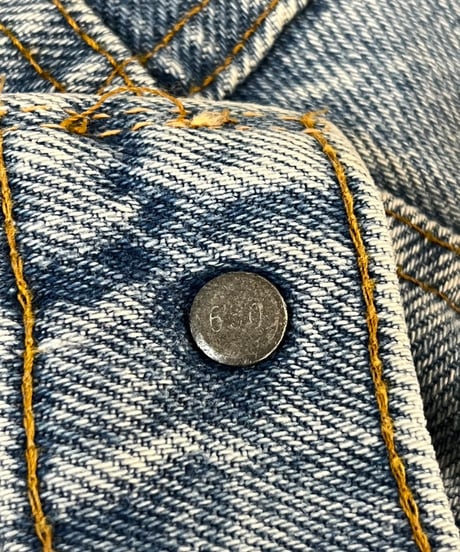 80s 『Levi's 517』 ブーツカット 内股シングル 黒カン / size W31L30程度