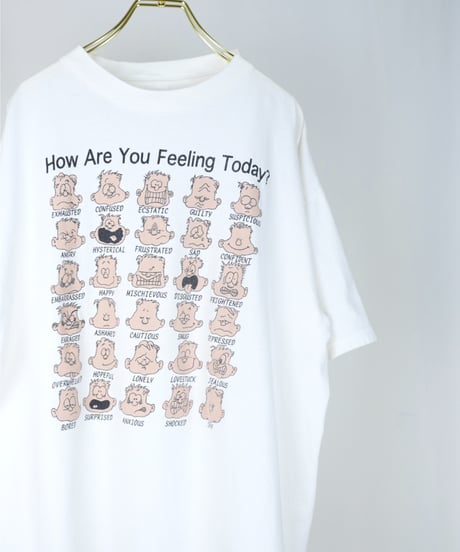 90s "How Are You Feeling Today?" Printed t-shirt