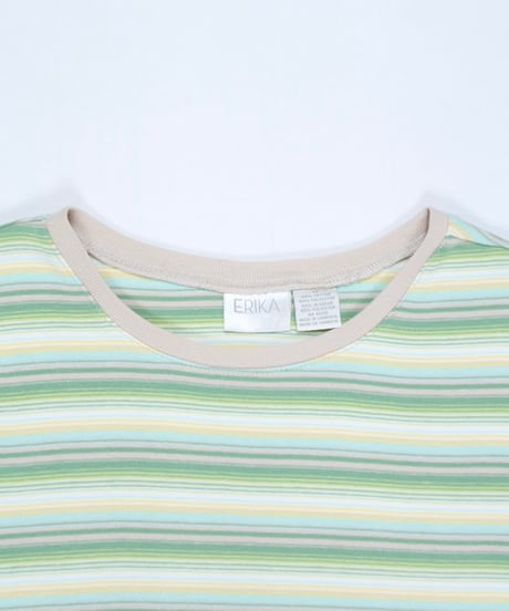 Multi Border Ringer T-Shirt