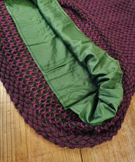 Grape-like Knit Lace Dress