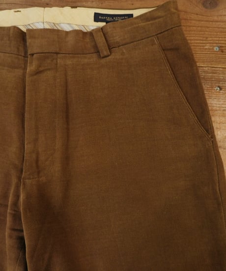 『BANANA REPUBLIC』 Dark brown Micro Corduroy Slacks