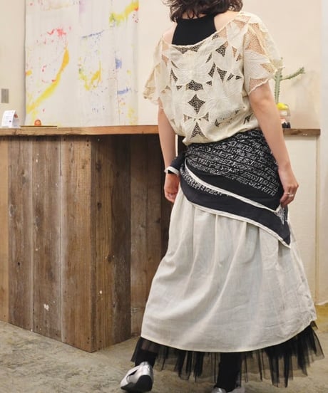 Cut Lace Cotton Dress