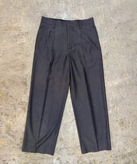 Pin Check Two-pleat Slacks